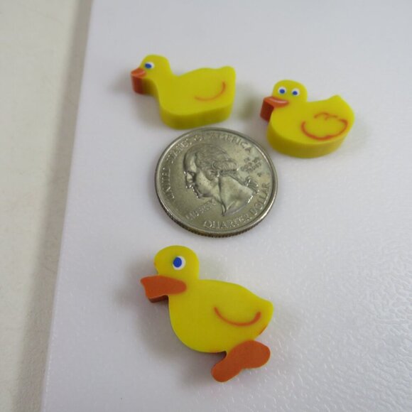 Easter Egg Filler: Small Ducks & Frogs Erasers (24 items)(they stand up) - Picture 5 of 13
